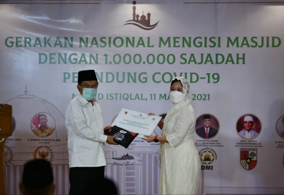 Gerakan Sejuta Sajadah, Puan Berharap Masyarakat Lebih Tenang Beribadah