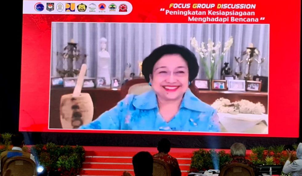 Megawati Canangkan Gerakan Budaya Siaga Bencana 