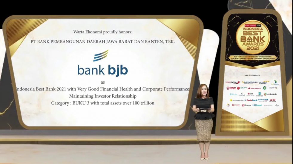 bank bjb Raih Penghargaan dari Warta Ekonomi Indonesia Best Bank 2021