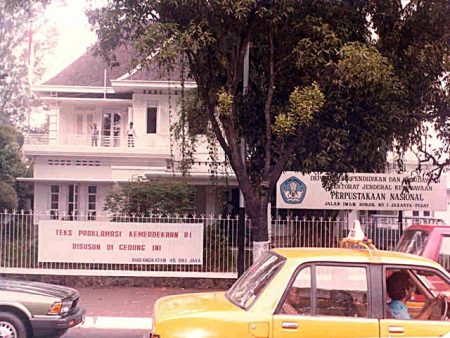 Perpustakaan Nasional di Jalan Imam Bonjol, sekarang Museum Perumusan Naskah Proklamasi (Sumber: perpusnas.go.id)