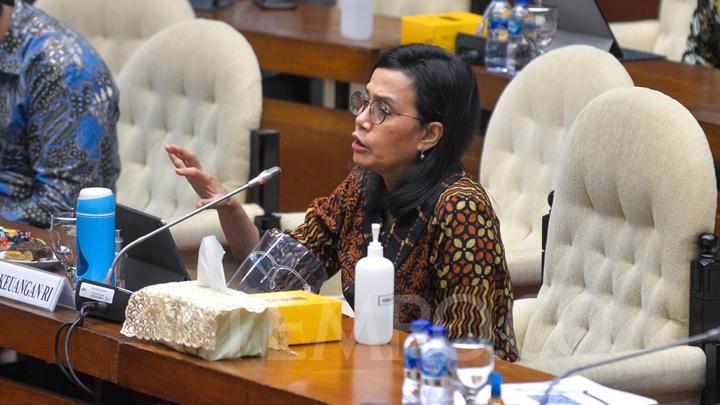 Sri Mulyani di DPR