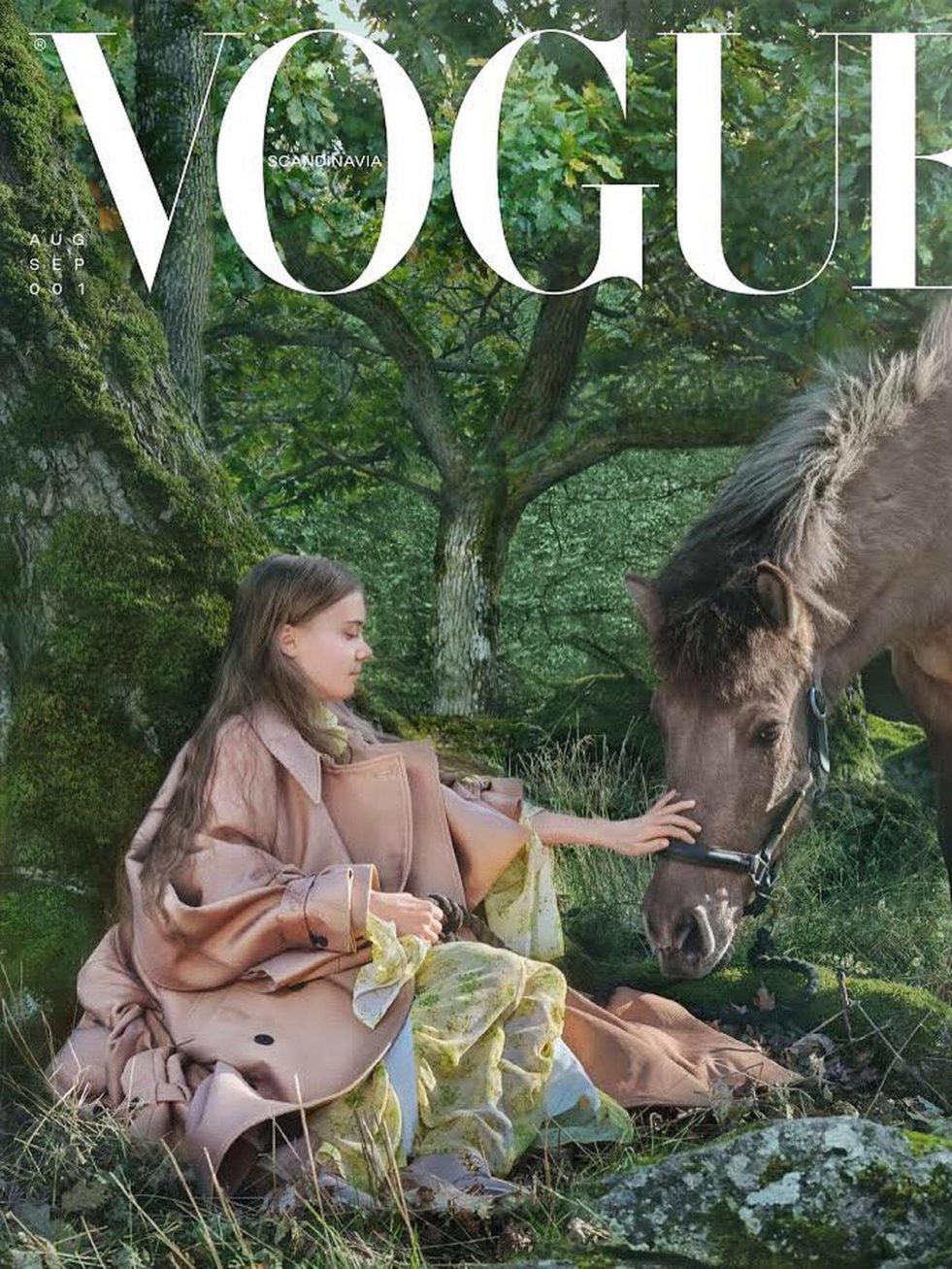 Greta Thunberg on Vogue Skandinavia