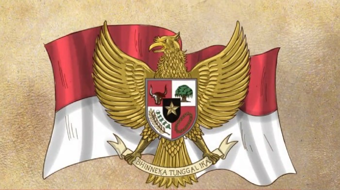 Foto ilustrasi [Detik: lambang garuda Pancasila foto tangkapan layer video di rumah digital Indonesia]