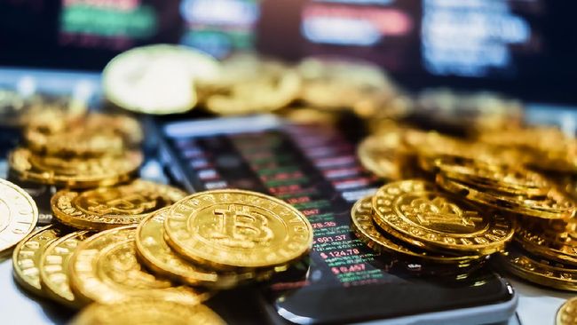 ilustrasi bit coin