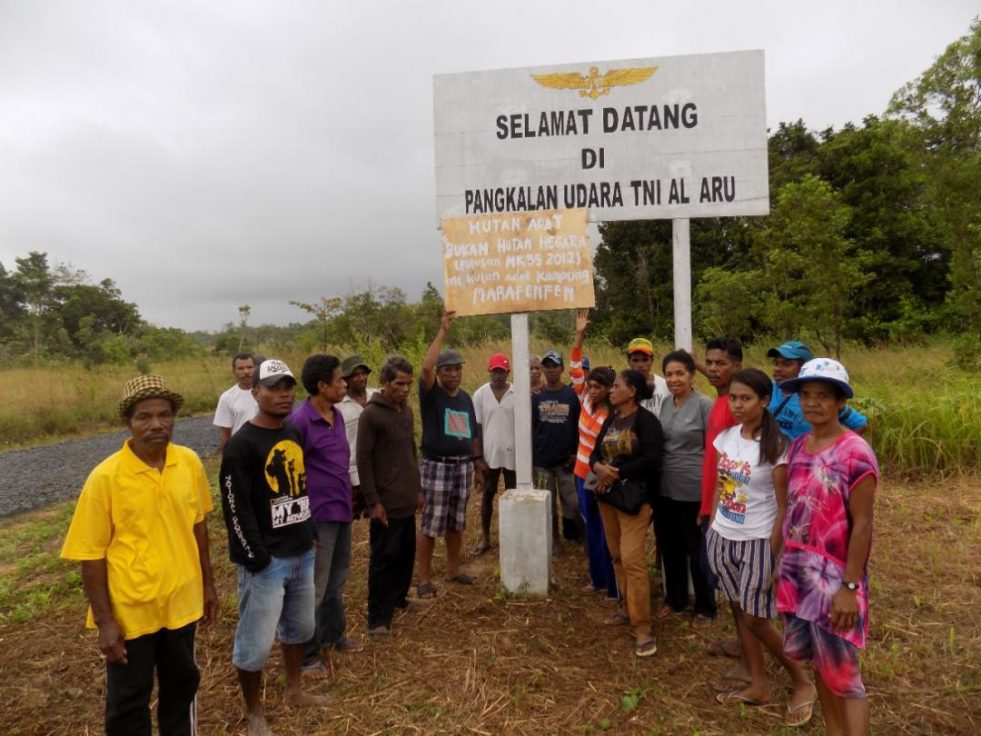 Lahan sengketa di Marefenfen - Dokumentasi masyarakat adat