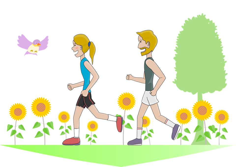 ilustrasi latihan dan penurunan berat badan - pixabay