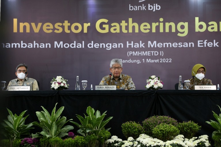 Kinerja Kinclong, Yuddy Ajak Investor Tak Sia-siakan Right Issue bank bjb