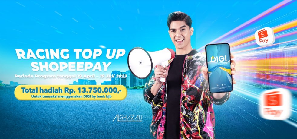 Dapatkan Hadiah Total Belasan Juta Rupiah dari bank bjb dalam Racing Top Up ShopeePay