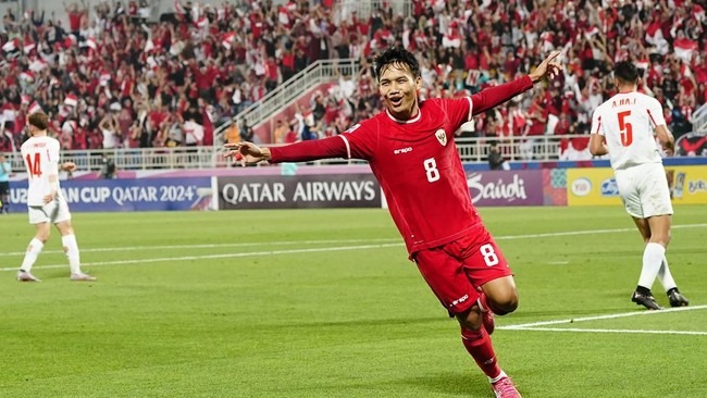 Indonesia Lolos ke Perempat Final Piala Asia U-23