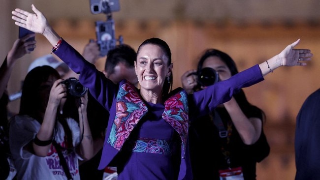 Claudia Sheinbaum Terpilih sebagai Presiden Perempuan Pertama Meksiko