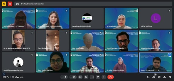 Monitoring Evaluasi Penelitian dan Pengabdian Kepada Masyarakat (PKM) TA. 2023/2024 Universitas Dian Nusantara