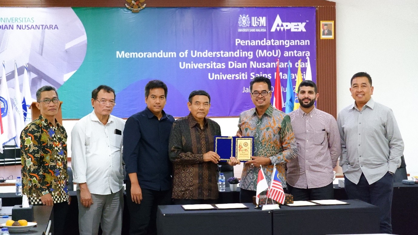 Pengembangan Sistem Pendidikan: Universitas Dian Nusantara menandatangani kerjasama dengan Universiti Sains Malaysia