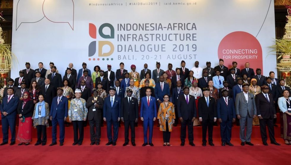 Presiden RI saat membuka Indonesia-Africa Infrastructure Dialogue 2019 (BPMI Setpres/Muchlis Jr)