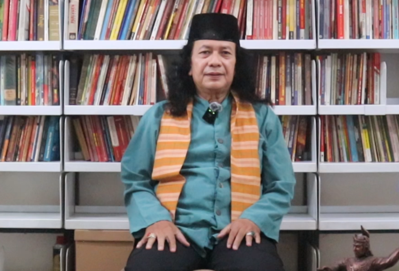 Syaiful Amri, Budayawan Betawi, penulis buku Betawi Ngontrak. (foto: Sulindo/Iqyanut Taufik)
