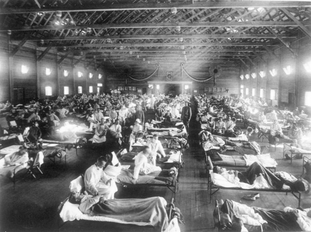 Flu Spanyol 1918: Mulai di Kamp Militer AS, Menyebar karena Sensor Pemerintah