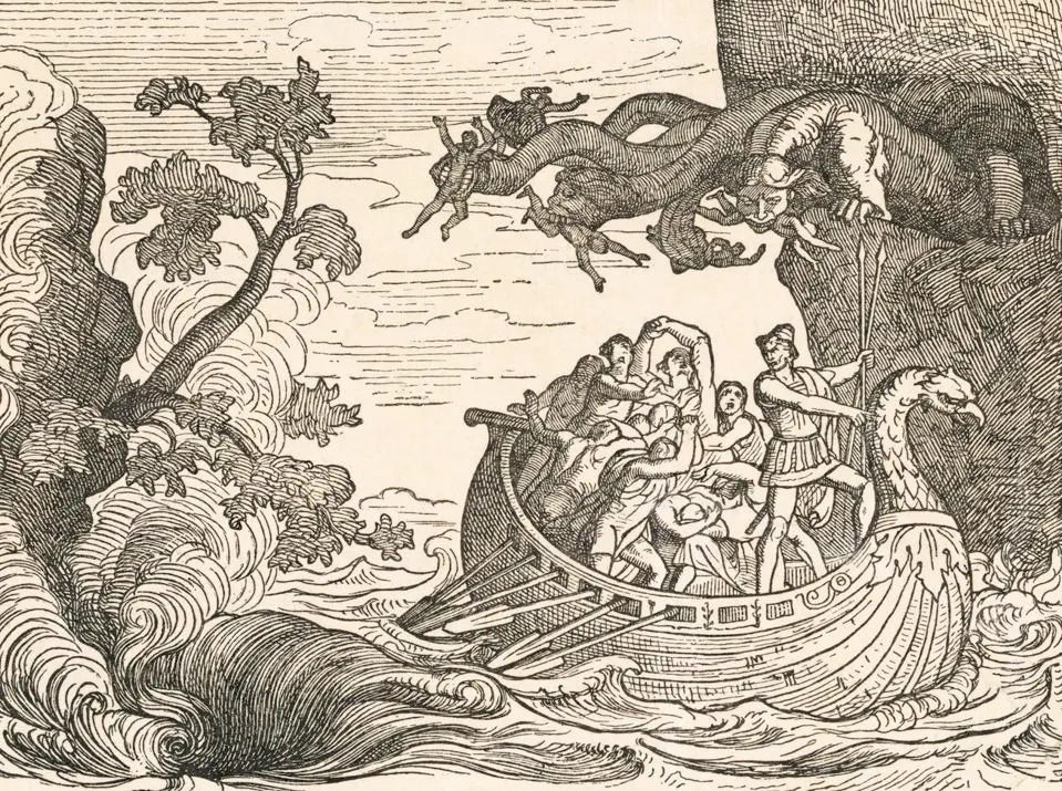 Scylla dan Charybdis: Monster Laut yang Menakutkan dalam Mitologi Yunani