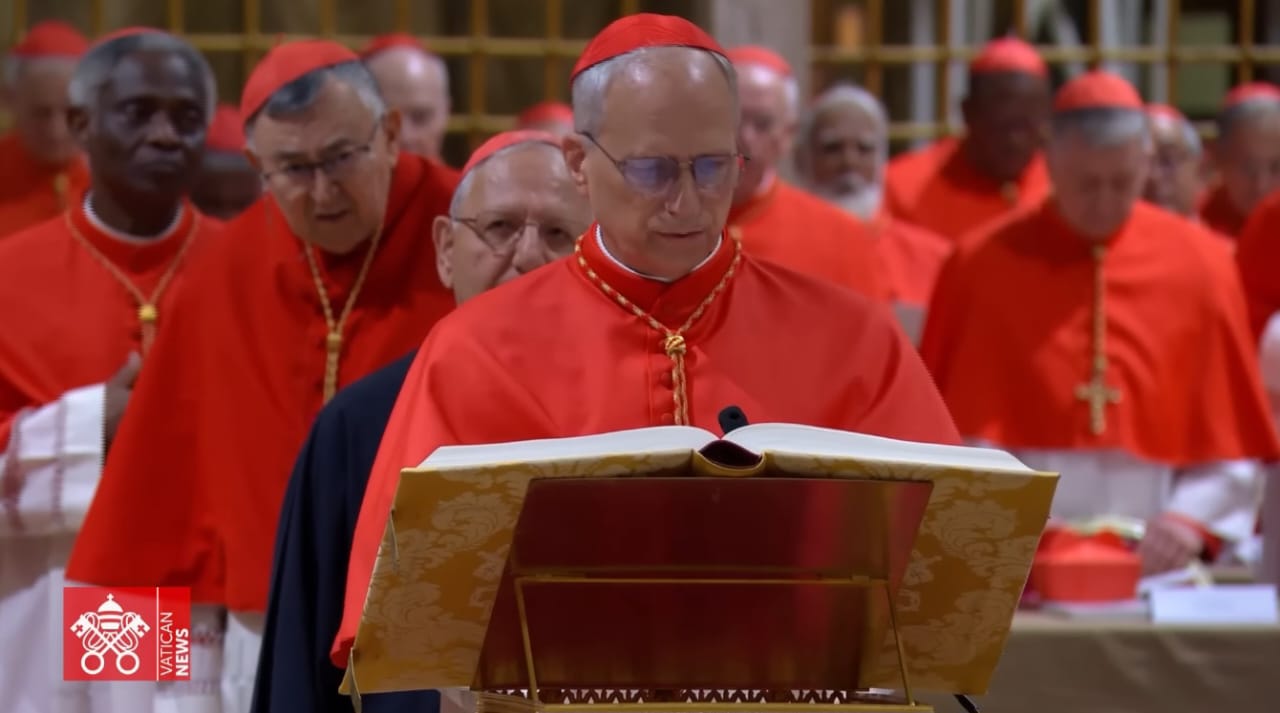 Momen menjelang pemilihan Paus Leo XIV. (Sumber: akun YouTube resmi Vatican News)