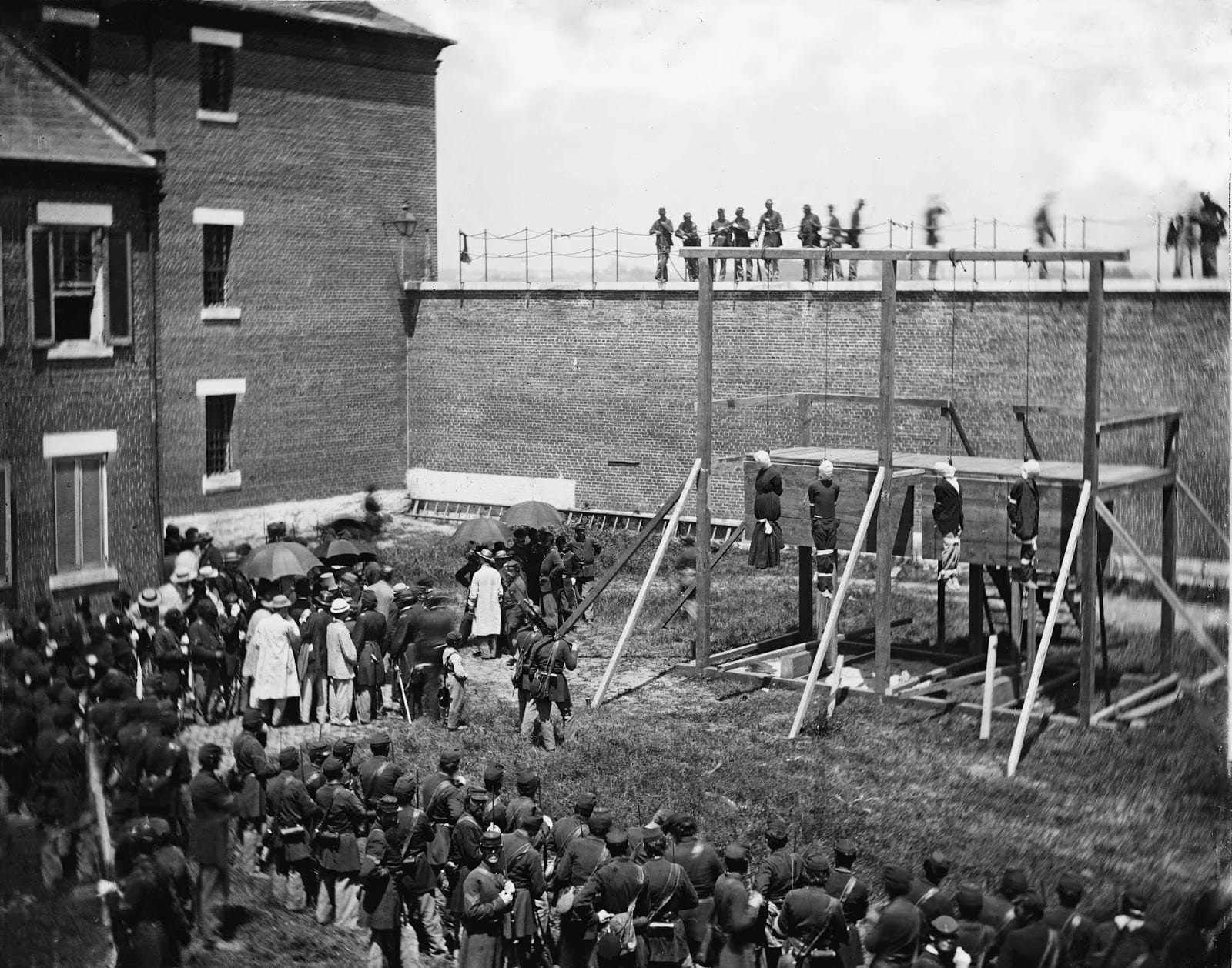 7 Juli 1865: Empat Orang yang Terlibat dalam Pembunuhan Abraham Lincoln Digantung.