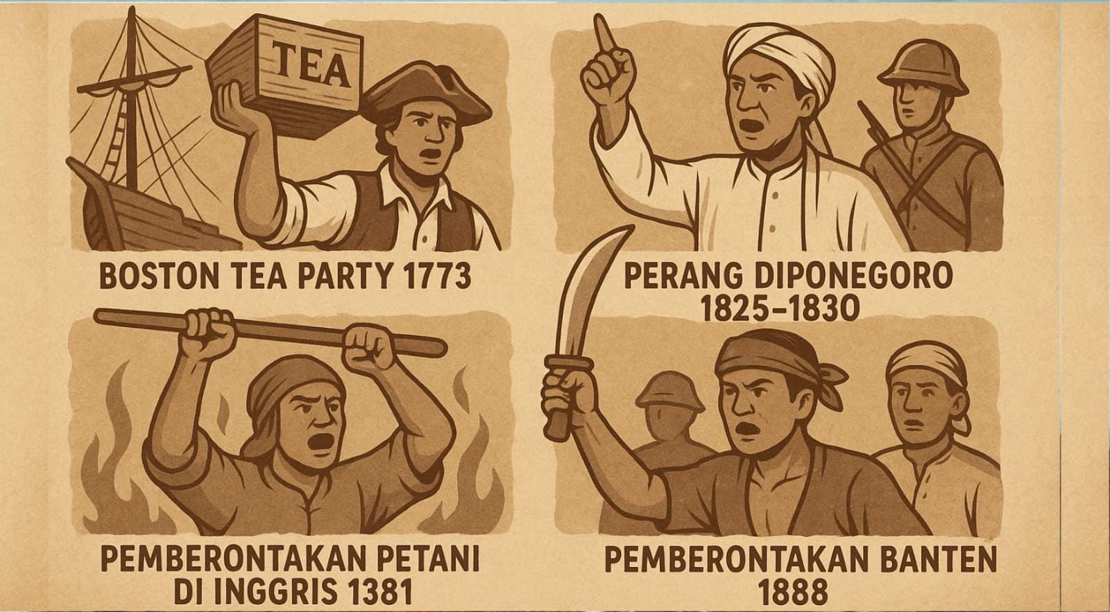 Pajak Picu Rakyat Bergolak