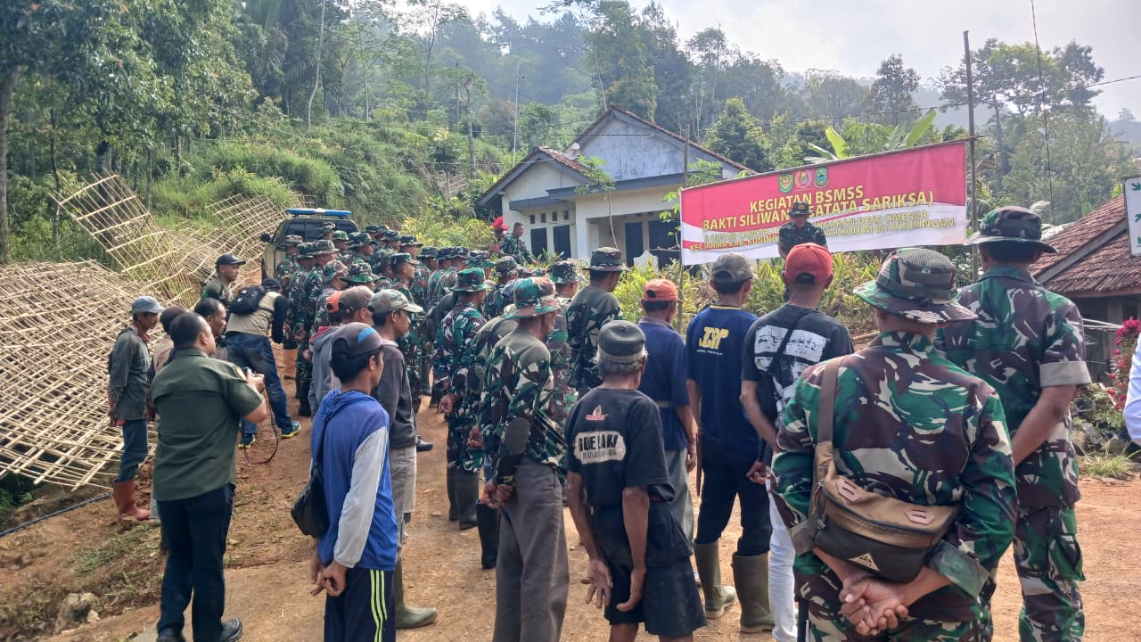 Kodim 0615/Kuningan Gelar BSMSS 2026 di Desa Cimenga