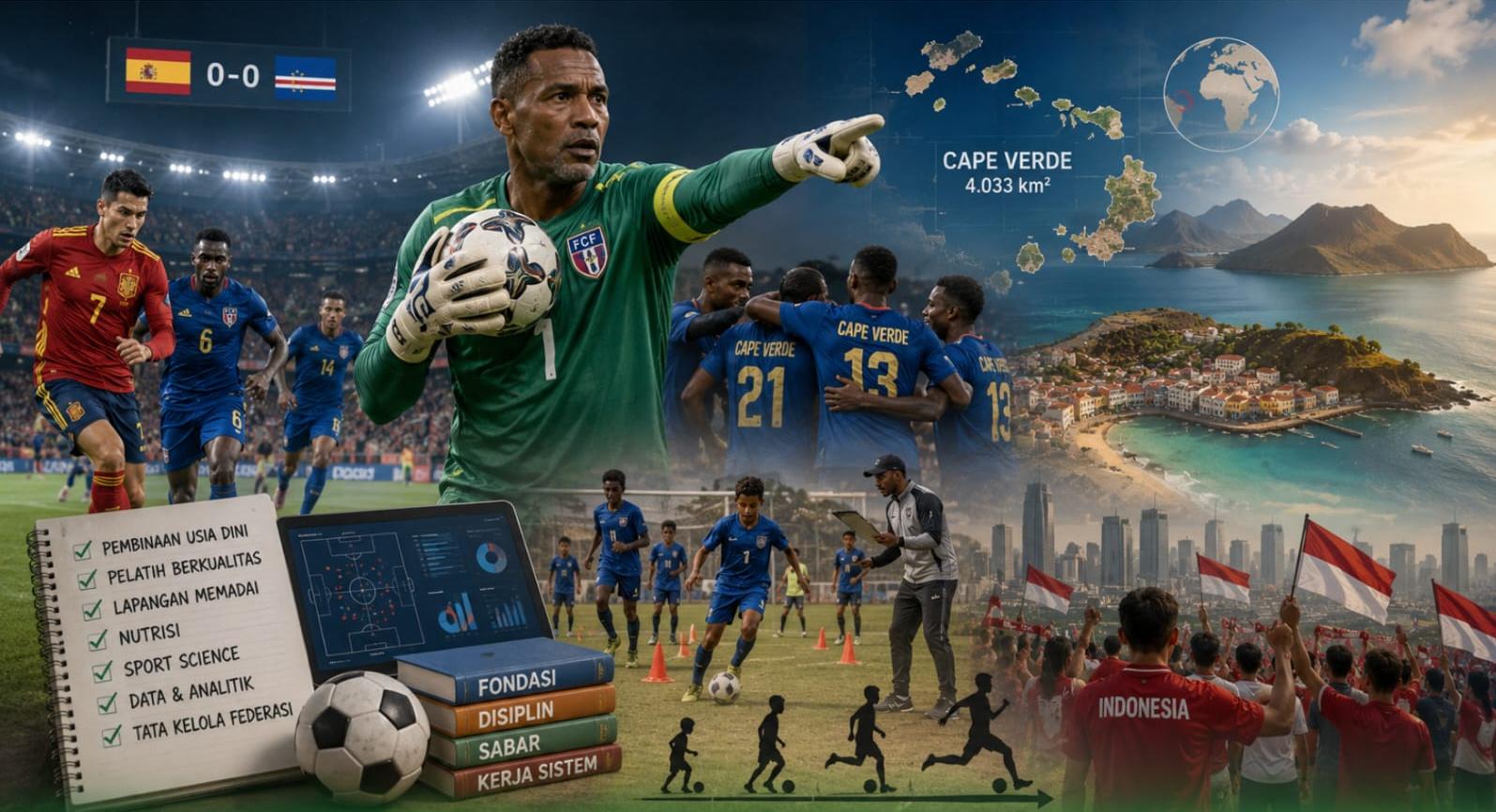 Sindiran Cape Verde untuk Sepak Bola Indonesia: Penduduk Banyak Bukan Jaminan Lolos Piala Dunia