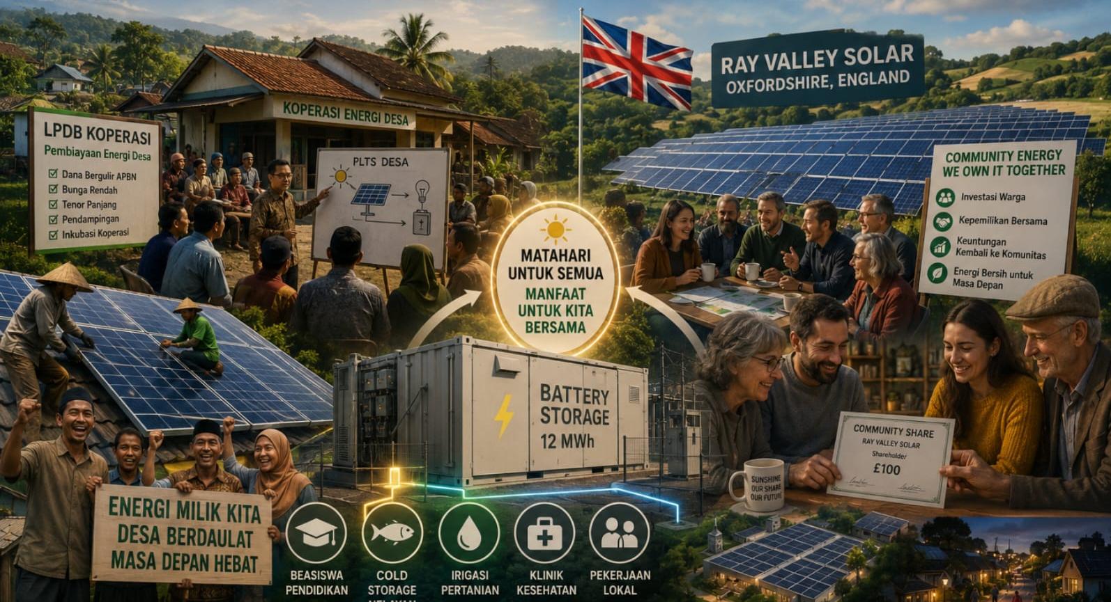 Bukan Sekadar Panel Surya, Ini Rahasia Inggris Sukses Bangun Energi Komunitas