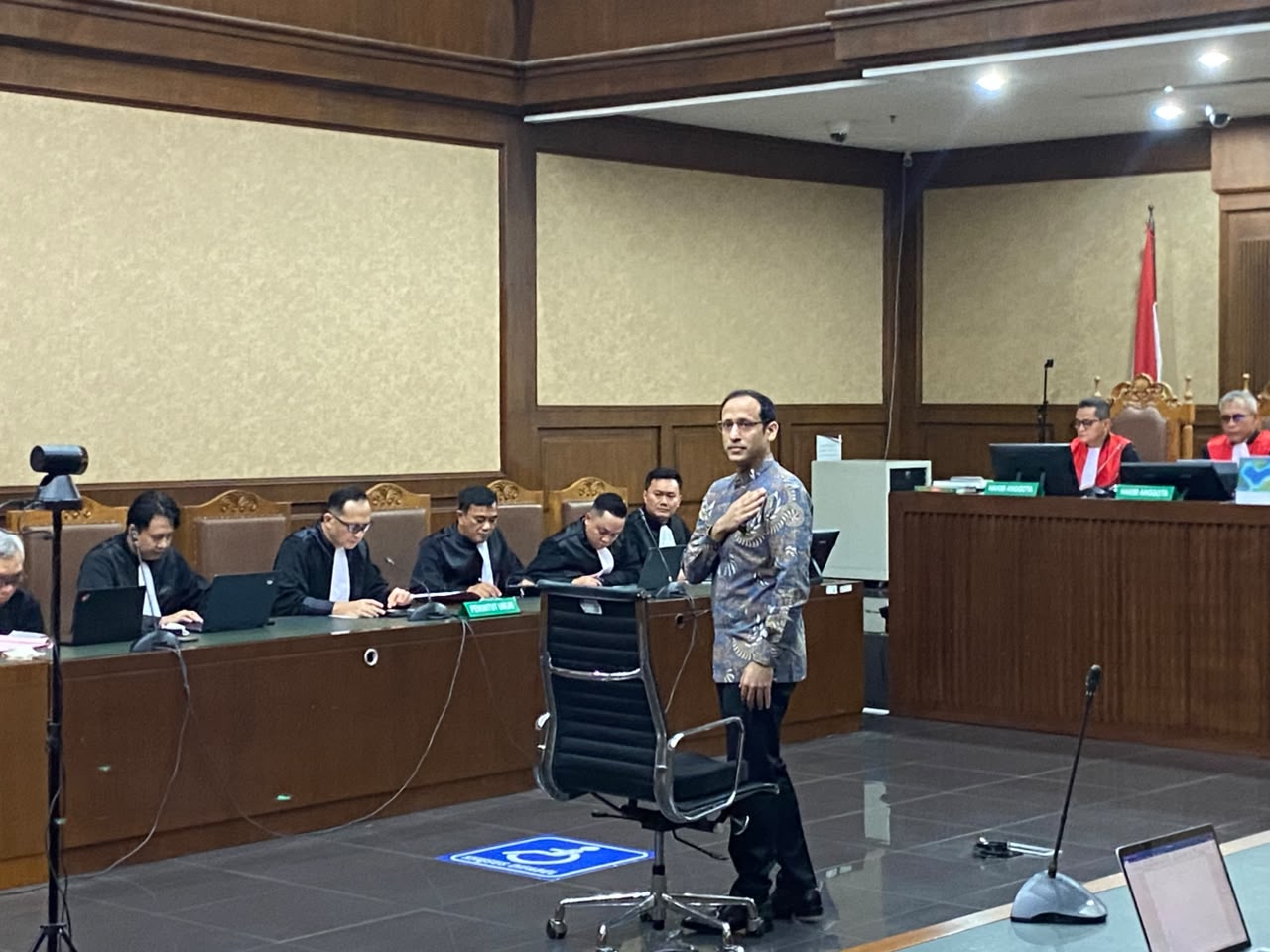 Sidang Putusan  Korupsi Chromebook, Nadiem Makarim: Saya Punya Banyak Dukungan